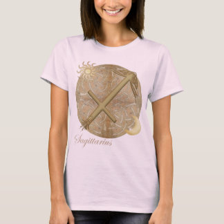 T-shirts de signe de zodiaque de Sagittaire