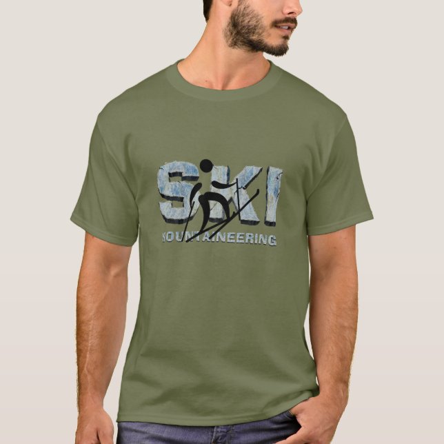 T-shirts de ski de montagne TOP (Devant)