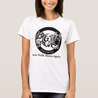 T-shirts de souhait du chien des femmes