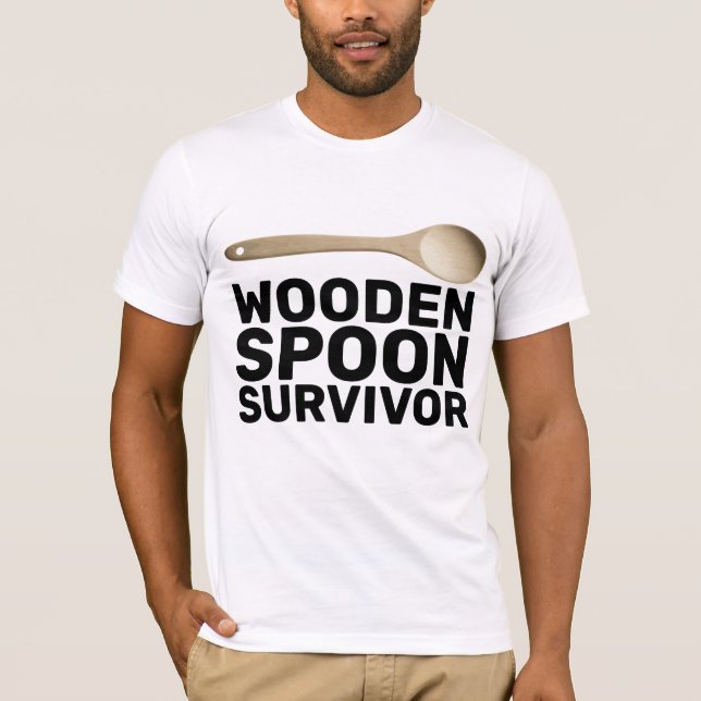 T-SHIRTS DE SURVIVANT EN BOIS (Devant)