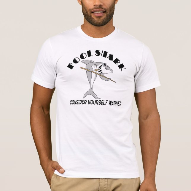 T-shirts de tabagisme de requin de piscine de (Devant)