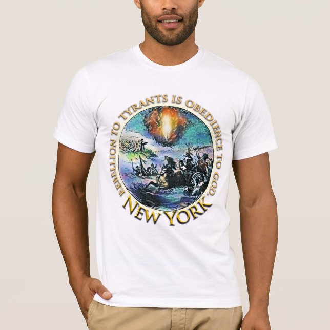 T-shirts de thé de New York (Devant)