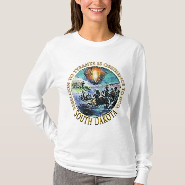 T-shirts de thé du Dakota du Sud (Devant)