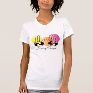 T-shirts de thérapeute de massage