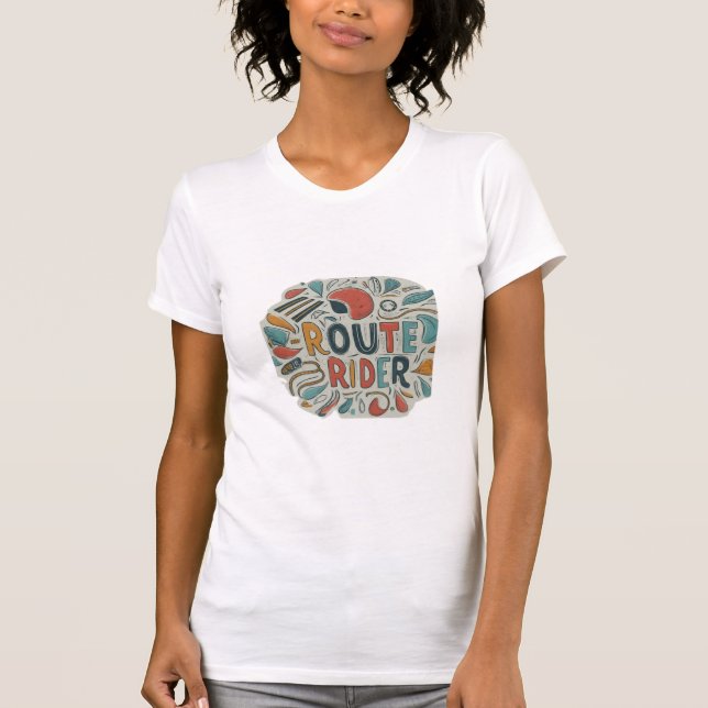 T-shirts de top mode femmes (Devant)