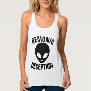 T-Shirts de tromperie démoniaque extraterrestre