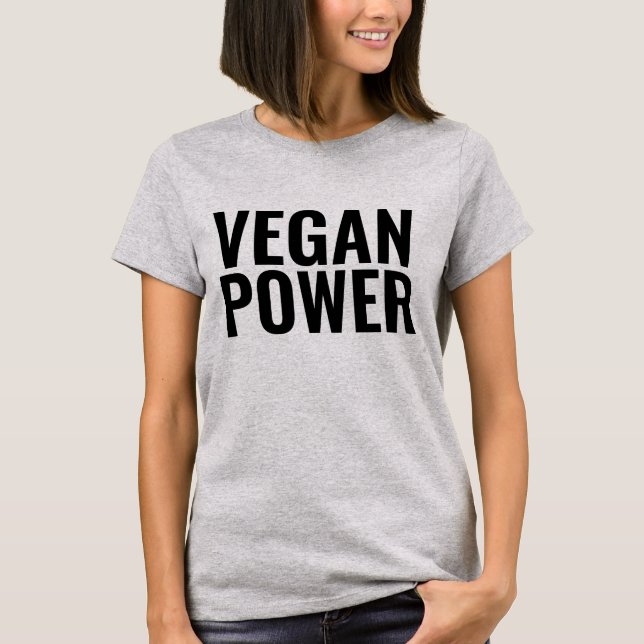T-SHIRTS DE VEGAN POWER TEE - SHIRTS (Devant)