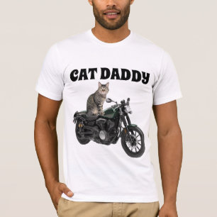T-SHIRTS DE VÉLO DE CHAT DADDY PAPA