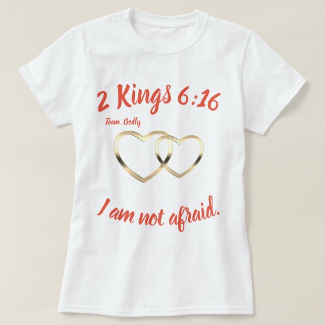 T-shirts de vers de bible (Design devant)