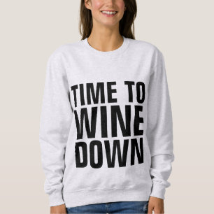 T-shirts de VIN, HEURE DE WINE VERS LE BAS