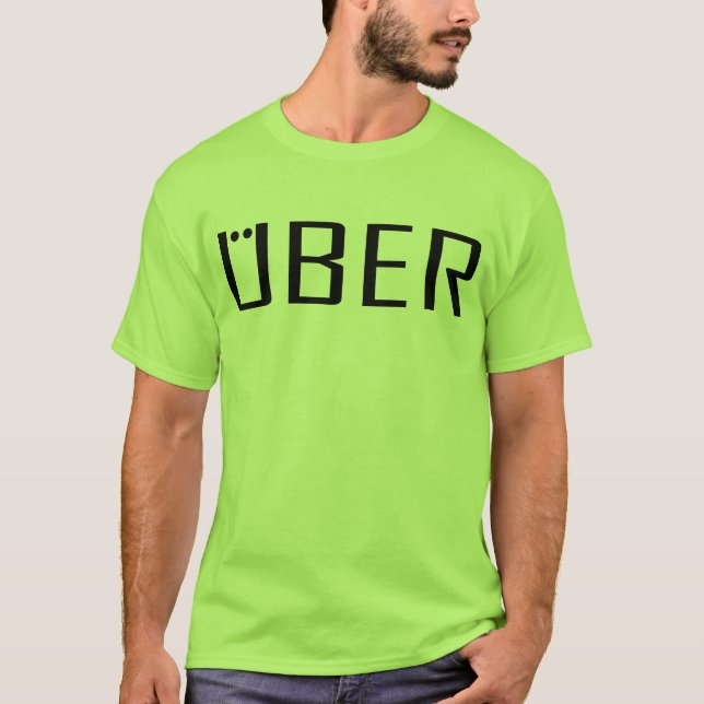 T-shirts de vitesse d'Uber dans une série de (Devant)