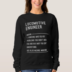 T-shirts Définition Ingénieur de Locomotive Drôle