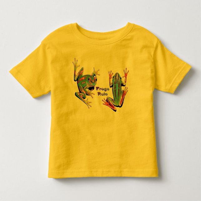 T-shirts d'enfant en bas âge de règle de (Devant)
