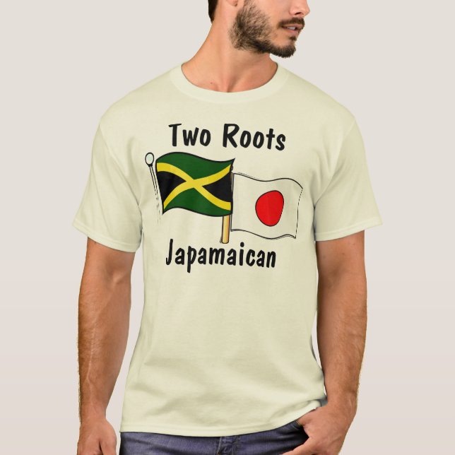 T-shirts d'enfants japonais jamaïcains (Devant)