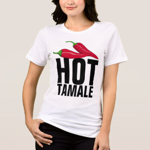 T-SHIRTS DES DAMES DE TAMALE CHAUD