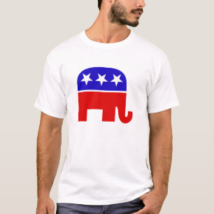 T-shirts des éléphants républicains