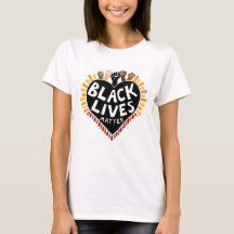 T-shirts des femmes Black Lives Matter (lumière)