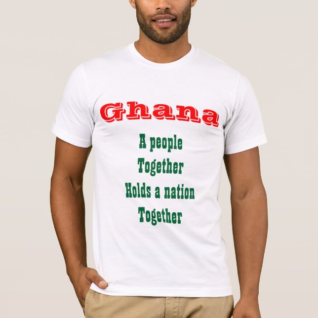 T-shirts des Ghana (Devant)