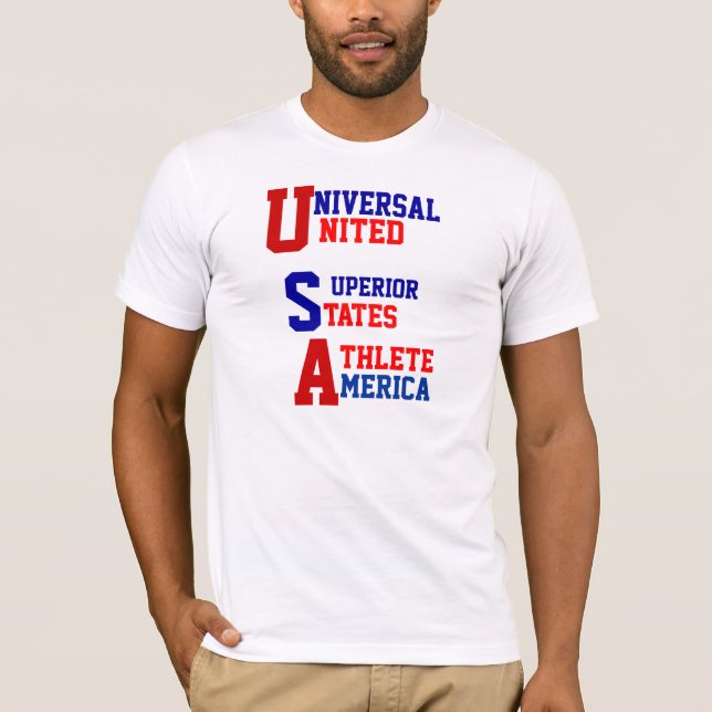 T-shirts des Jeux Olympiques d'Amérique (Devant)