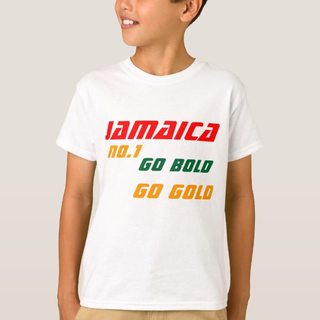 T-shirts des Jeux Olympiques de Jamaïque (Devant)
