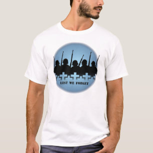 T-shirts des soldats tombés Guerre Paix de peur d'