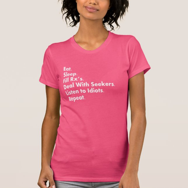 T-shirts d'humour de pharmacien (Devant)