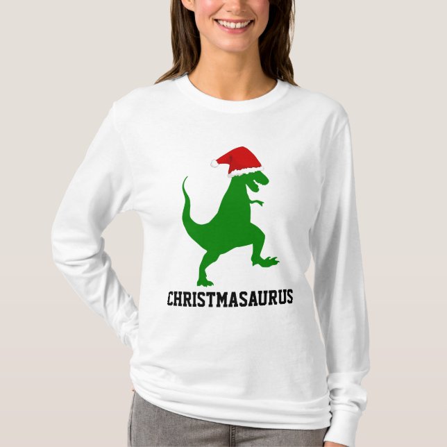 T-shirts DINOSAUR DE NOËL (Devant)