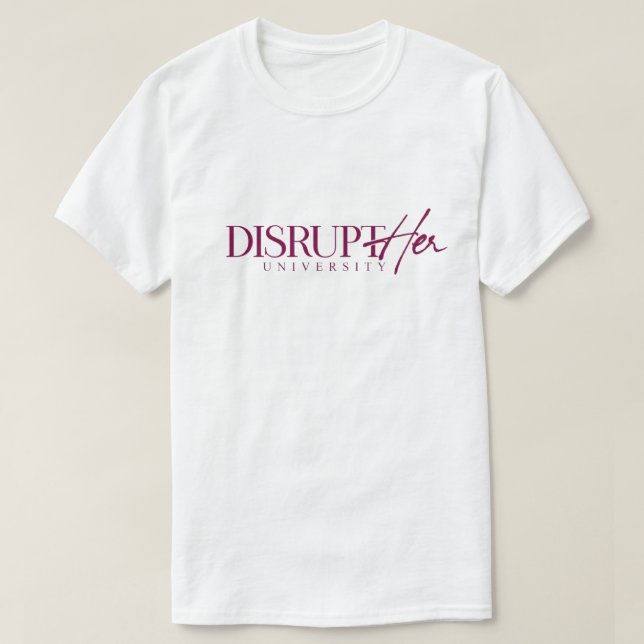T-Shirts DisruptHER University  (Design devant)