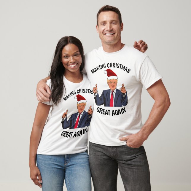 T-shirts DONALD TRUMP CHRISTMAS, GRAND ENCORE (Unisexe)