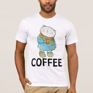 T-SHIRTS D'OURS DE CAFÉ