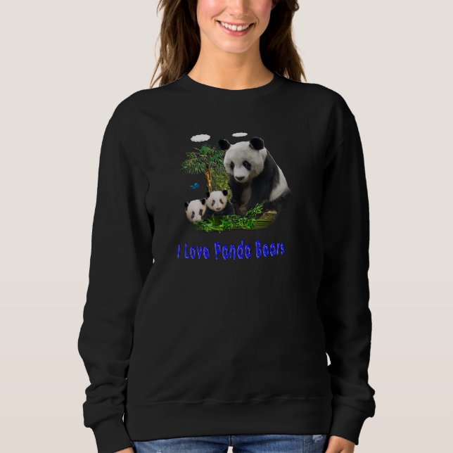 T-shirts d'ours panda (Devant)