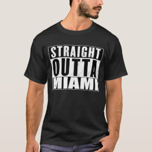 T-shirts droits de Miami d'outta