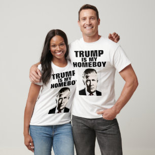 T-shirts drôle de DONALD TRUMP, MON HOMEBOY