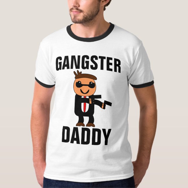 T-shirts Drôle, GANGSTER DADDY (Devant)