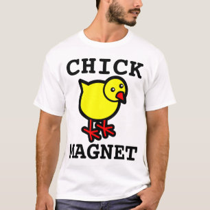 T-shirts Drôle Mens, MAGNET POULET