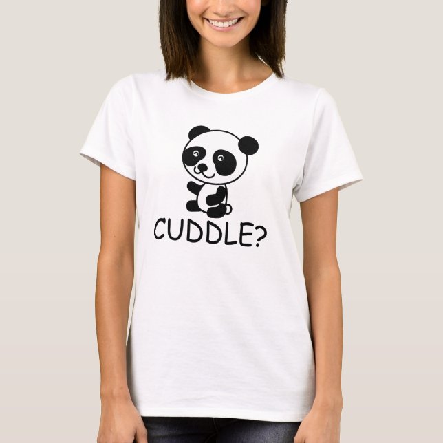 T-shirts Drôle Panda Bear, Croustille ? (Devant)