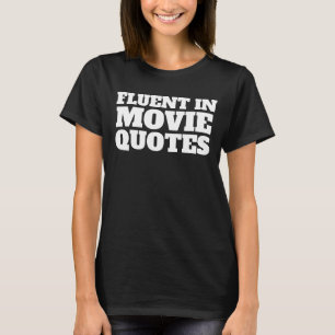 T-SHIRTS DRÔLES CITATIONS DE FILMS COURANTS