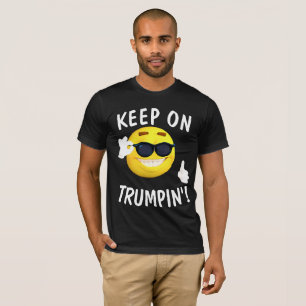 T-shirts drôles de Donald Trump, CONTINUEZ À TRUMP