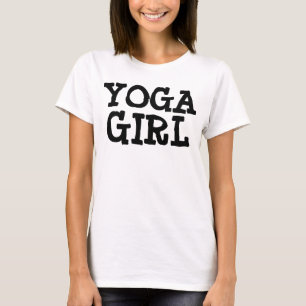T-shirts drôles de FILLE de YOGA