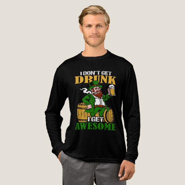 T-shirts drôles de St-Patrick pour hommes (Recto complet)