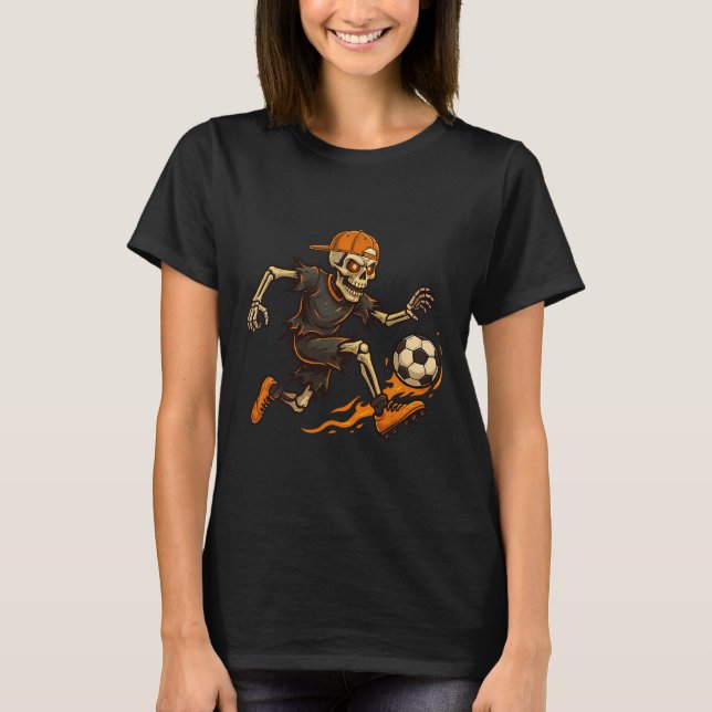 T-shirts drôles d'Halloween pour hommes avec squel (Devant)