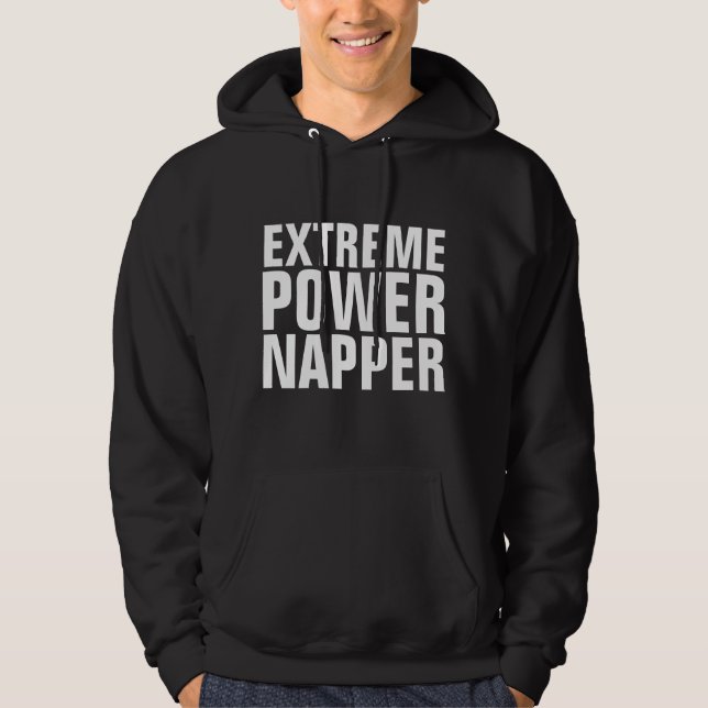 T-Shirts drôles EXTREME POWER NAPPER FUNNY (Devant)