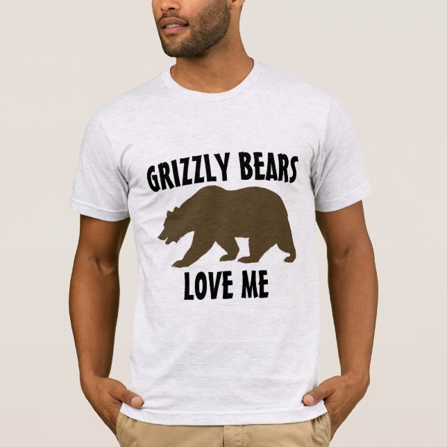 T-shirts drôles GRIZZLY BEARS M'AIMENT (Devant)
