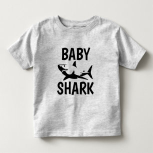T-shirts drôles pour enfants BABY SHARK