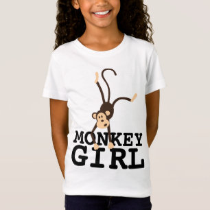 T-SHIRTS DRÔLES POUR FILLES ET ENFANTS SINGE