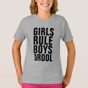T-shirts DROOL DES GARÇONS DE LA RÈGLE DES FILLES