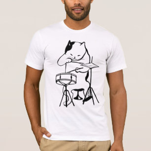 T-shirts DRUM, Cat DRUMMER