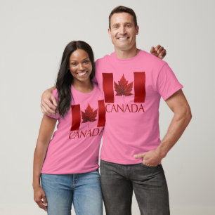 T-shirts du drapeau du Canada Chemise branchée Sou