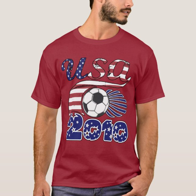 T-shirts du football des Etats-Unis (Devant)