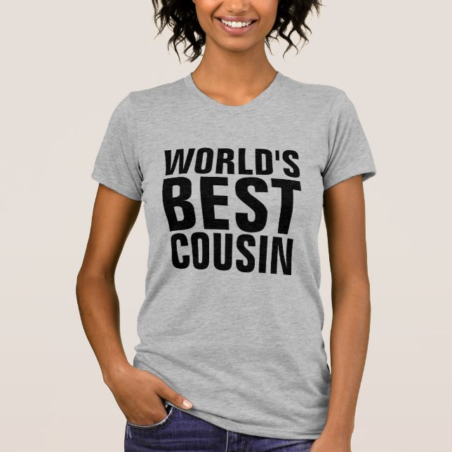 T-shirts du MEILLEUR COUSIN DU MONDE (Devant)
